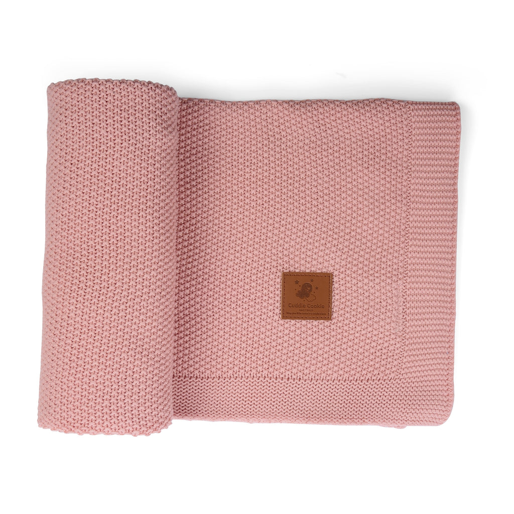 Deluxe Soft Pink Knit Blanket