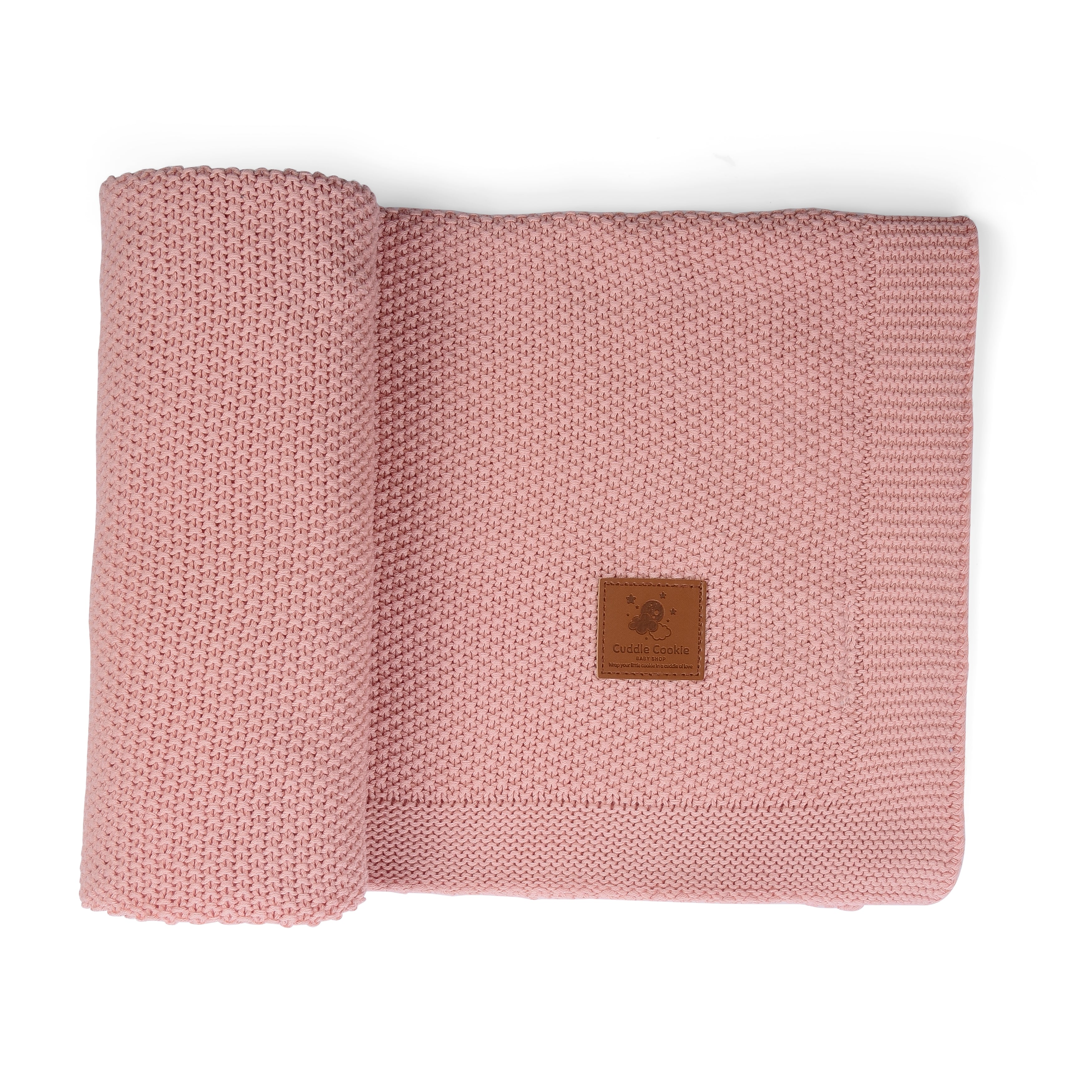 Deluxe Soft Pink Knit Blanket
